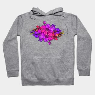 Rainbow Flowers Hoodie